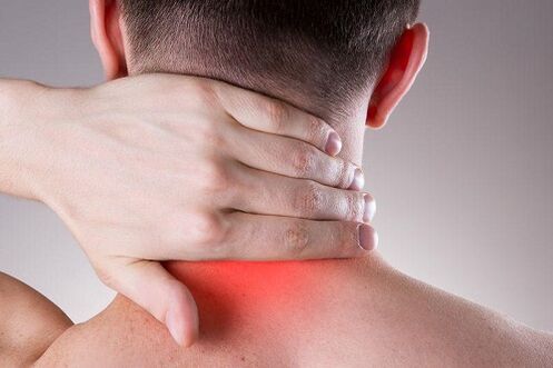 neck pain in osteochondrosis